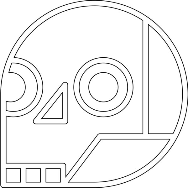 Elements Skulls logo template 126 Miniaturansicht