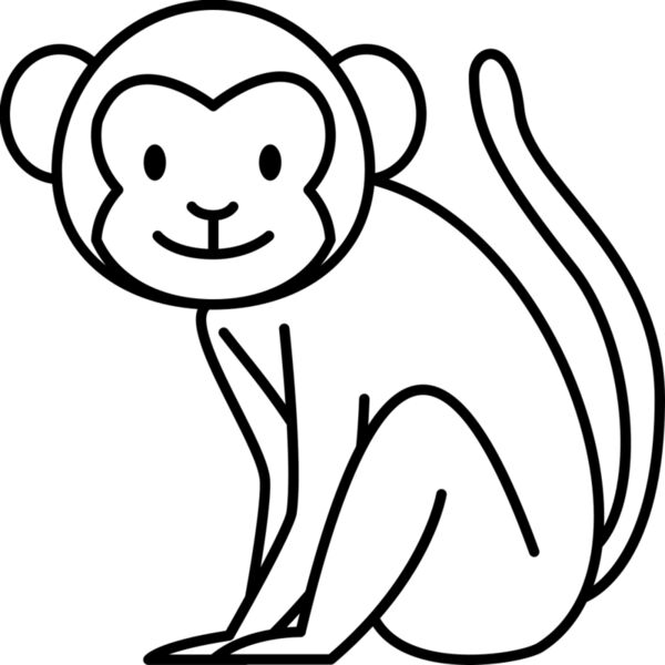 Monkey   Clipart 3 Miniaturansicht