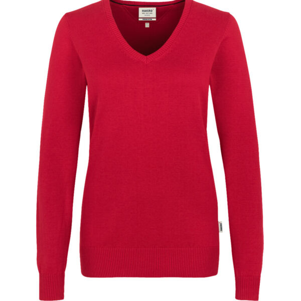 Hakro Damen V-Pullover Premium-Baumwolle Miniaturansicht