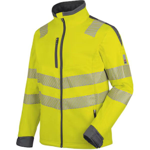 Neon Warnschutz Softshelljacke Miniaturansicht