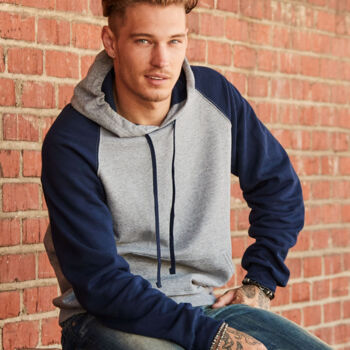 Kapuzen Sweater 2-farbig "NuBlend" Miniaturansicht