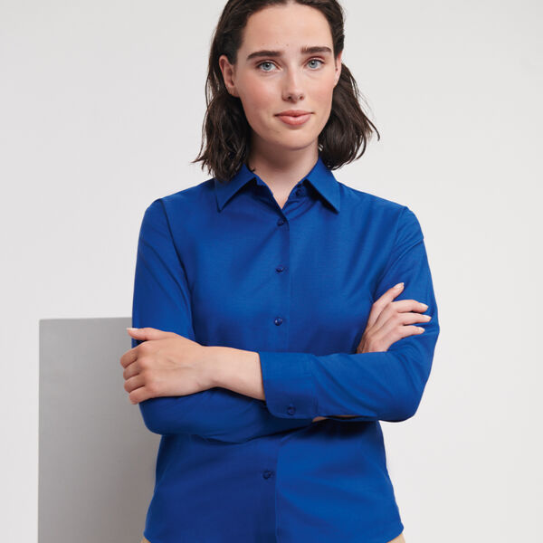 Oxford Bluse langarm Miniaturansicht